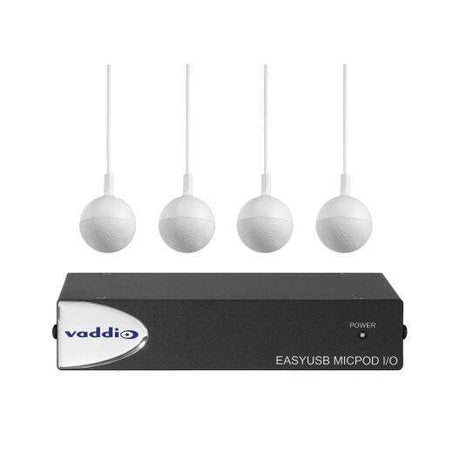 Vaddio- 999-88100-000 EasyUSB MicPOD I-O w-Four C-MICs N-A - Creation Networks