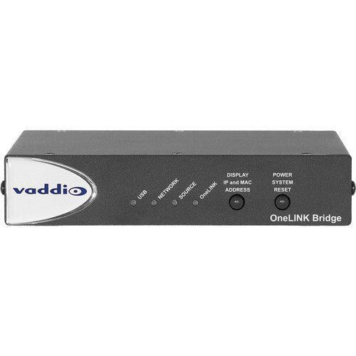 Vaddio- 999-9595-000 OneLINK Bridge A-V Interface Receiver for HDBaseT Cameras - Creation Networks