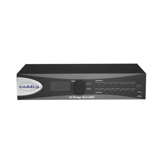 Vaddio AV Bridge MatrixMIX Multipurpose AV Switcher - 999-5660-000 - Creation Networks