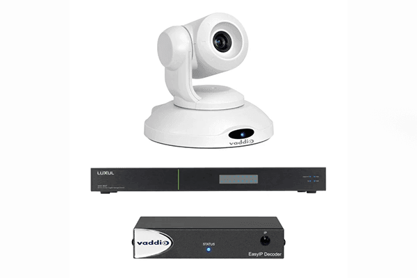 Vaddio EasyIP 10 Base Kit with Professional IP PTZ Camera 999-30201-000W - Creation Networks