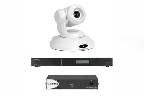 Vaddio EasyIP 10 Base Kit with Professional IP PTZ Camera (White) - 999-30201-000W - Creation Networks