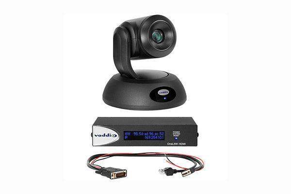 Vaddio RoboSHOT 12E HDBT OneLINK HDMI System for Polycom Codecs (Black) - 999-95450-500 - Creation Networks