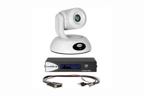 Vaddio RoboSHOT 12E HDBT OneLINK HDMI System for Polycom Codecs (White) - 999-95450-500W - Creation Networks