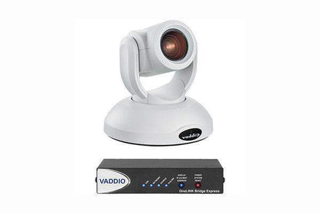 Vaddio RoboSHOT 20 UHD OneLINK Bridge Express System (White) - 999-9950-270W - Creation Networks