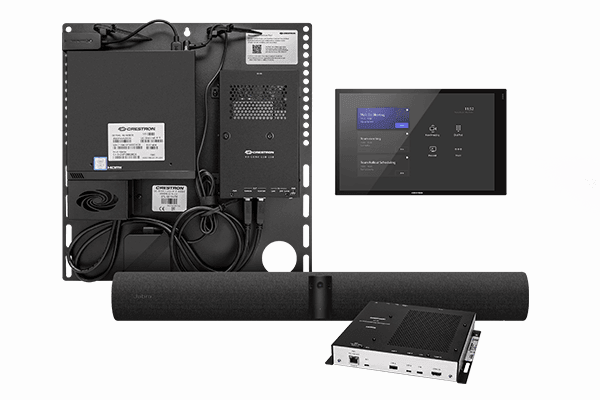 Crestron UC-BX31-T-WM  Crestron Flex Advanced Small Room Conference System with Jabra PanaCast 50 Video Bar and Wall Mounted Control Interface for Microsoft Teams Rooms - Creation Networks