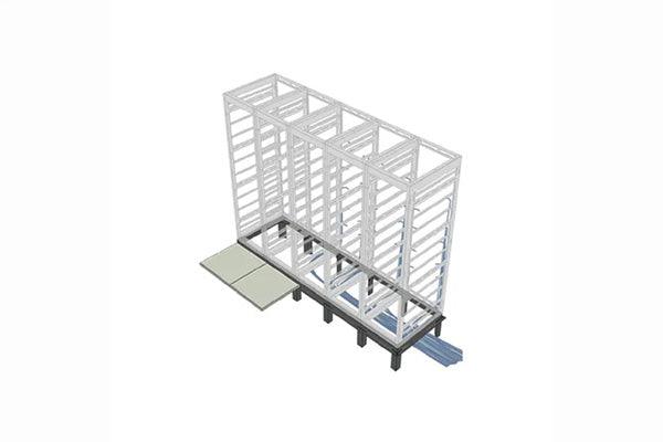 Middle Atlantic RIB-4-WRK-27 4 BAY RISER BASE FOR 27D - Creation Networks