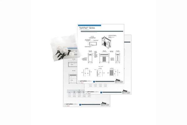 Middle Atlantic TP-MK1 TPED MILLWORK KIT,1 PED - Creation Networks