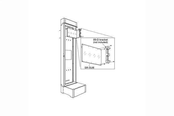 Middle Atlantic SR-SUB SUB-PLATE MNT KIT FOR SR- - Creation Networks