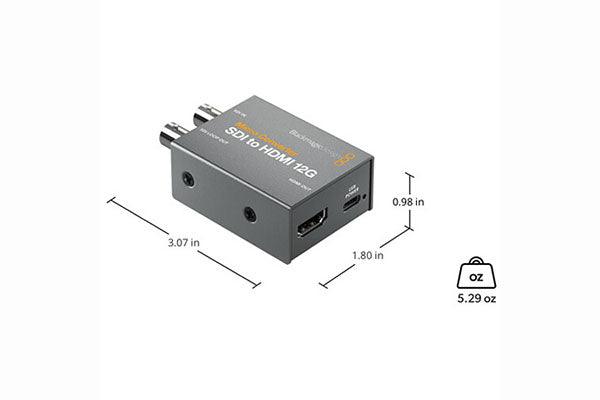 Blackmagic Design Micro Converter SDI to HDMI 12G - CONVCMIC/SH12G - Creation Networks