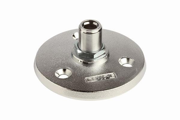 Shure A13HD Mounting Flange, Heavy Duty, Matte Silver - Creation Networks