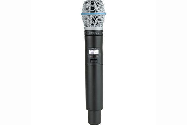 Shure ULXD2/B87A Digital Handheld Wireless Microphone Transmitter with Beta 87A Capsule - Creation Networks