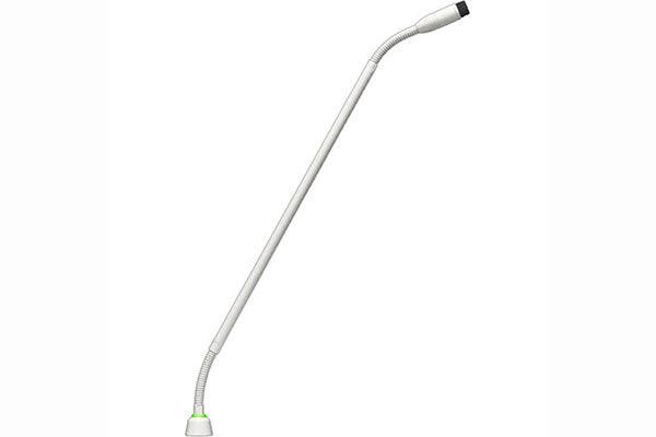 Shure MX415WLPDF/N 15" Dualflex Gooseneck Mic with No Capsule, No Preamp, and 2-Color LED Ring on Bottom (White) - Creation Networks