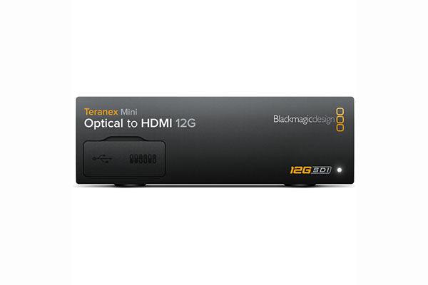 Blackmagic Design Teranex Mini Optical to HDMI 12G Converter (Optical Fiber Module Not Included) - CONVNTRM/MA/OPTH - Creation Networks