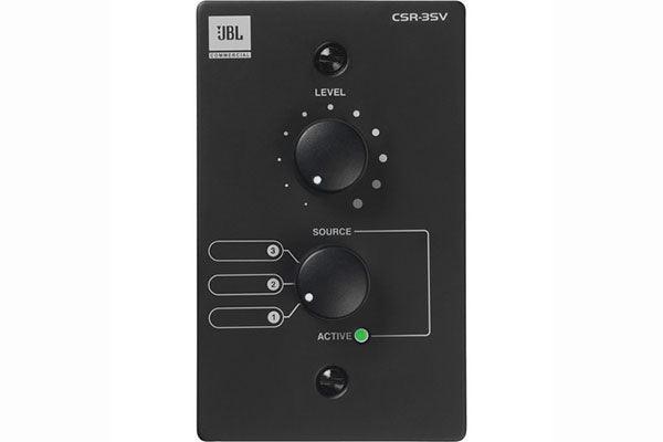 JBL JBLCSR3SVBLKV Wall-Mounted Remote Control for CSM Mixers (Black) - Creation Networks