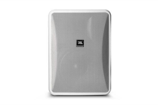 JBL CONTROL 28-1-WH High Output Indoor/Outdoor Background/Foreground Speaker (Pair, White) - Creation Networks