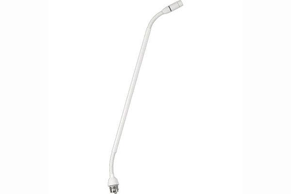 Shure MX415WRLPDF/N 15" Dualflex Gooseneck Mic with No Capsule, No Preamp, and Red LED Ring on Top (White) - Creation Networks