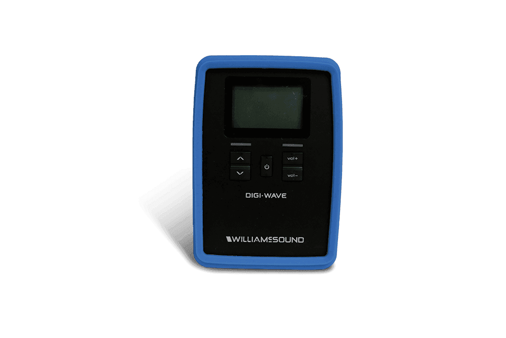 Williams Sound CCS 060 BL Silicone skin for DLR with lanyard and wrist strap (Blue) - Creation Networks