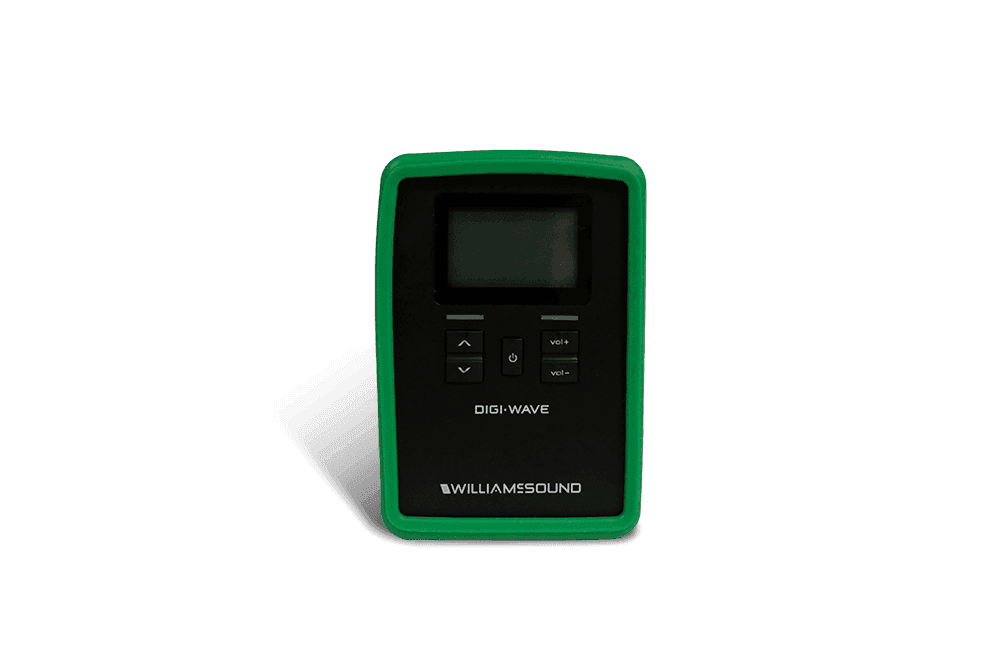 Williams Sound CCS 060 GN Silicone skin for DLR with lanyard and wrist strap (Green) - Creation Networks