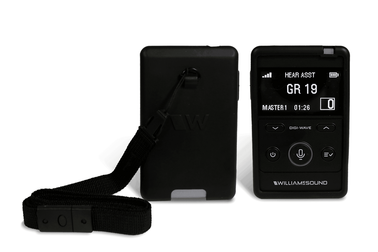 Williams Sound CCS 061 BK Silicone skins with lanyard (Black) - Creation Networks