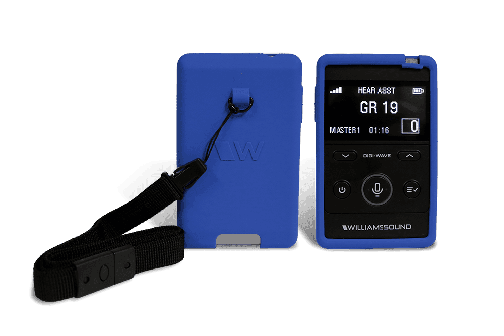 Williams Sound CCS 061 BL Silicone skins with lanyard (Blue) - Creation Networks