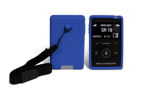 Williams Sound CCS 061 BL Silicone skins with lanyard (Blue) - Creation Networks