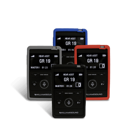 Williams Sound CCS 061 RD Silicone skins with lanyard (Red) - Creation Networks