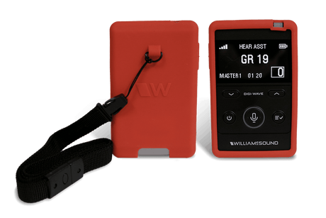 Williams Sound CCS 061 RD Silicone skins with lanyard (Red) - Creation Networks