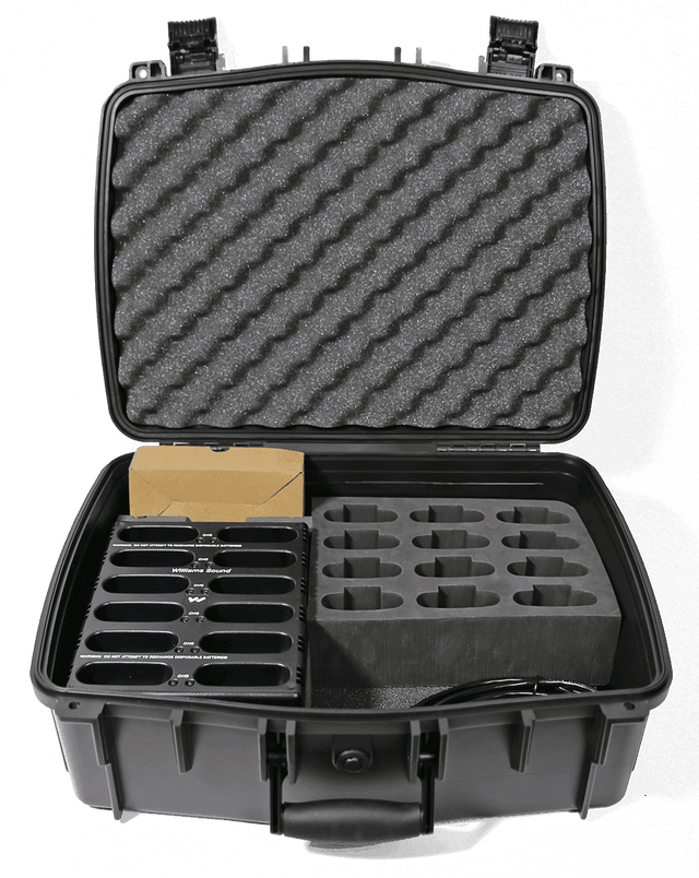 Williams Sound CHG 3512 PRO Body-pack charger, 12 bay, with case - Creation Networks
