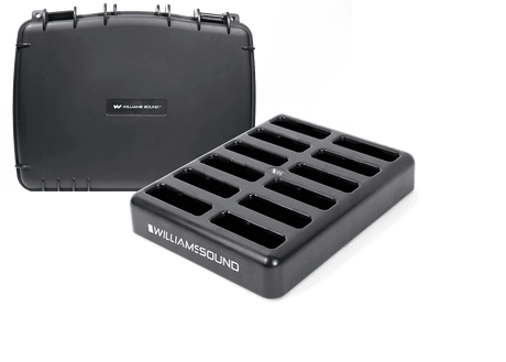 Williams Sound CHG 412 PRO Charger with Case (12-Bay) - Creation Networks