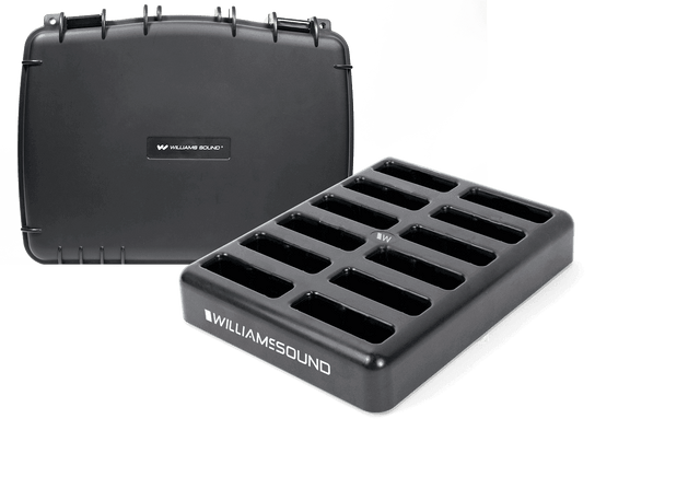 Williams Sound CHG 412 PRO Charger with Case (12-Bay) - Creation Networks