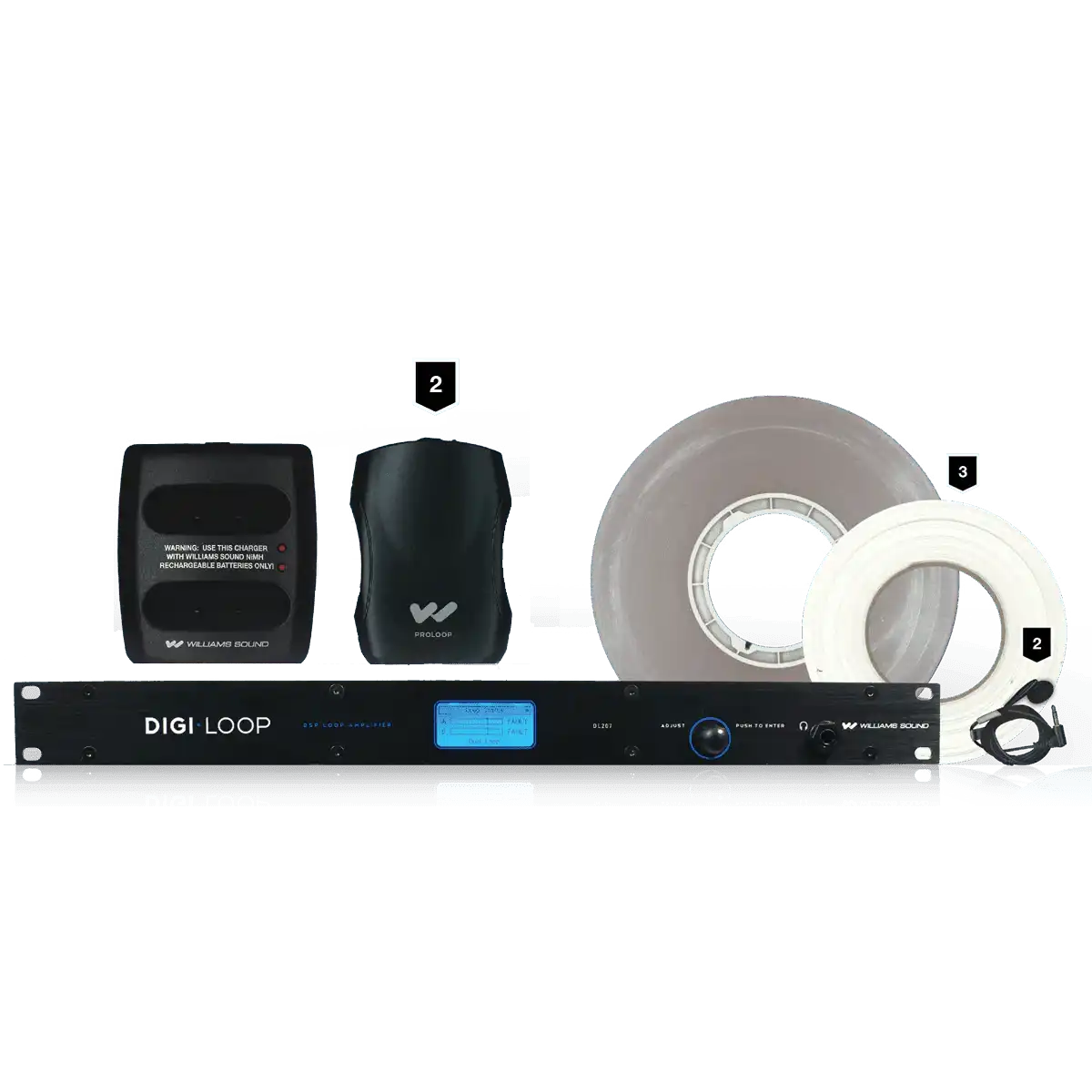 Williams Sound DL207 SYS D Induction loop system with network control ...