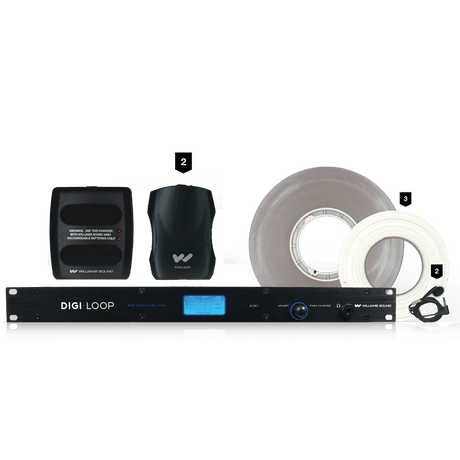 Williams Sound DL207 SYS D Induction loop system with network control and Dante input - Creation Networks
