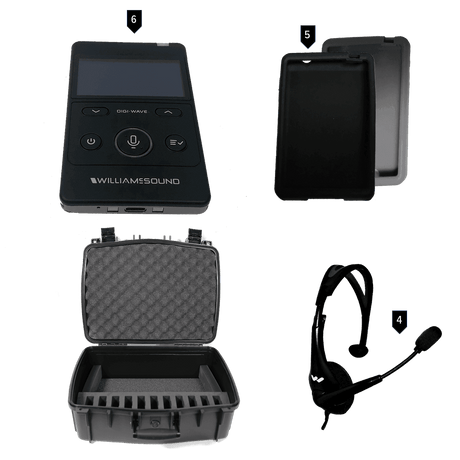 Williams Sound DWS COM 6 400 Digi-Wave 400 Wireless Intercom System - Creation Networks