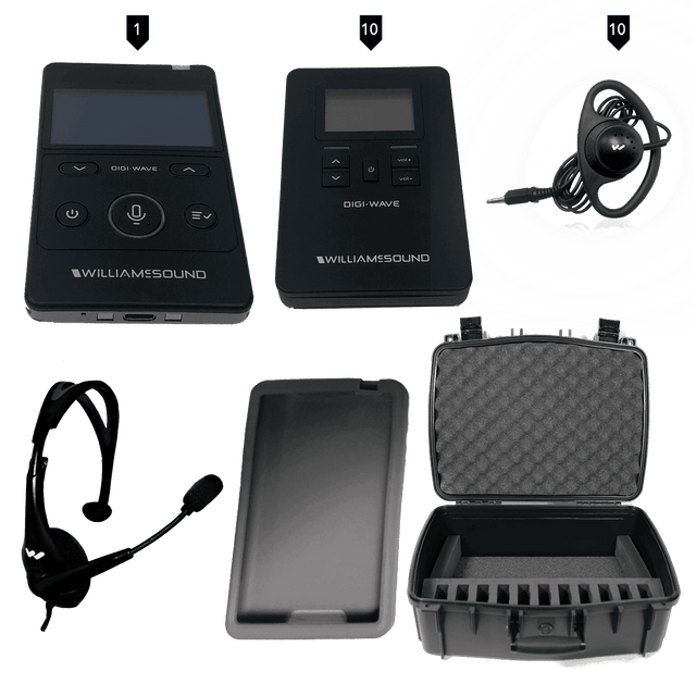 Williams Sound DWS TGS 10 400 ALK Digi-Wave 400 Series Tour Guide System - Creation Networks