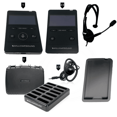 Williams Sound DWS TGS 23 400 RCH Digi-Wave 400 Series Tour Guide System - Creation Networks
