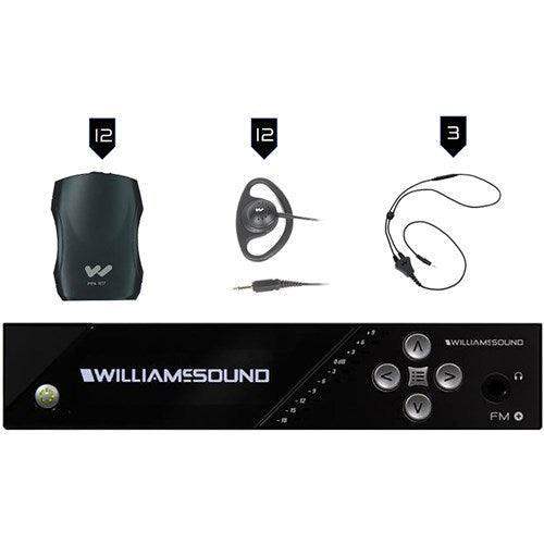 Williams Sound FM 557-12 FM Plus Large-area Dual FM and Wi-Fi ALS with 12 FM R37 - Creation Networks
