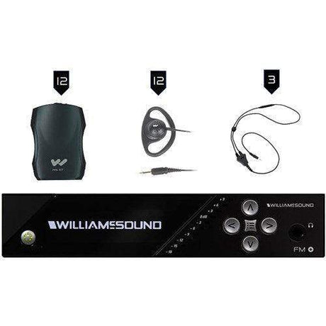 Williams Sound FM 557-12 FM Plus Large-area Dual FM and Wi-Fi ALS with 12 FM R37 - Creation Networks
