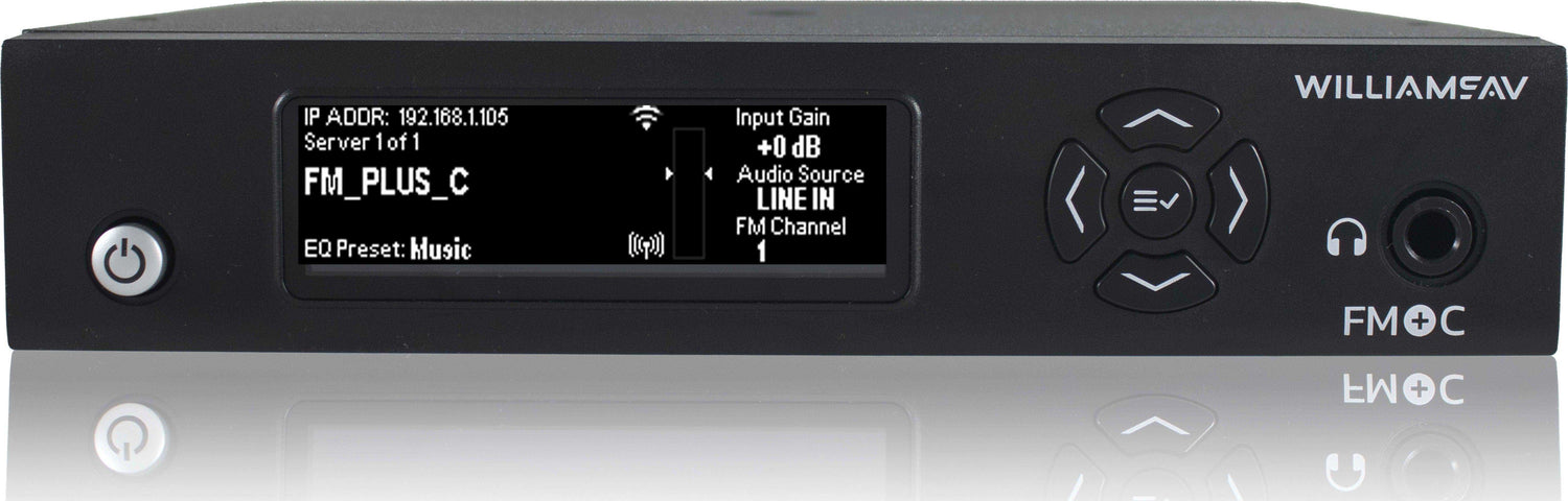 Williams Sound FM T55CD-00 FM+ C Assistive Listening System with Dante Assistive Listening Williams AV