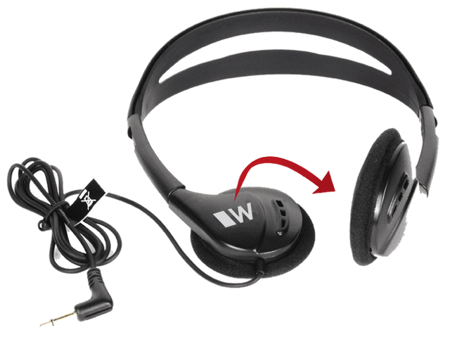 Williams Sound HED 021 Folding Headphones (Mono) - Creation Networks