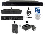 Williams Sound IR SY22 D Large-area Dante Infrared System with Bodypack Receivers - Creation Networks
