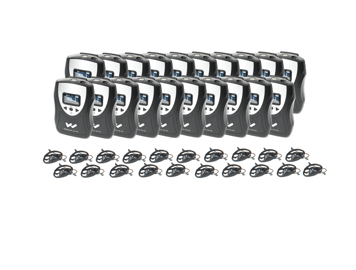 Williams Sound PPA R38-20 20-pack FM R38 Receiver Bundle - Creation Networks