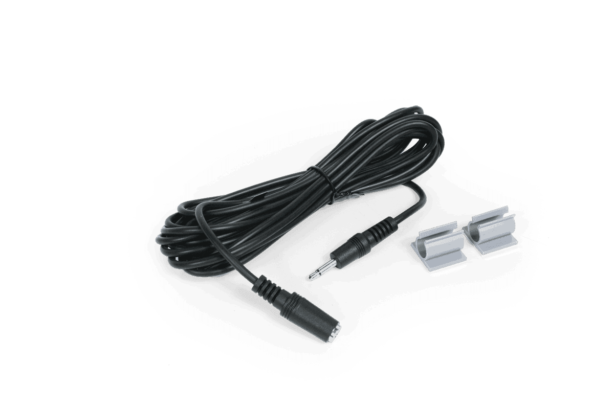 Williams Sound WCA 007 WC 3.5mm male to 3.5mm female cable with mounting clips (12 ft) - Creation Networks