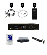 Williams Sound WF SYS2C WaveCAST System With 6 WAV Pro Wi-Fi Receivers - Creation Networks