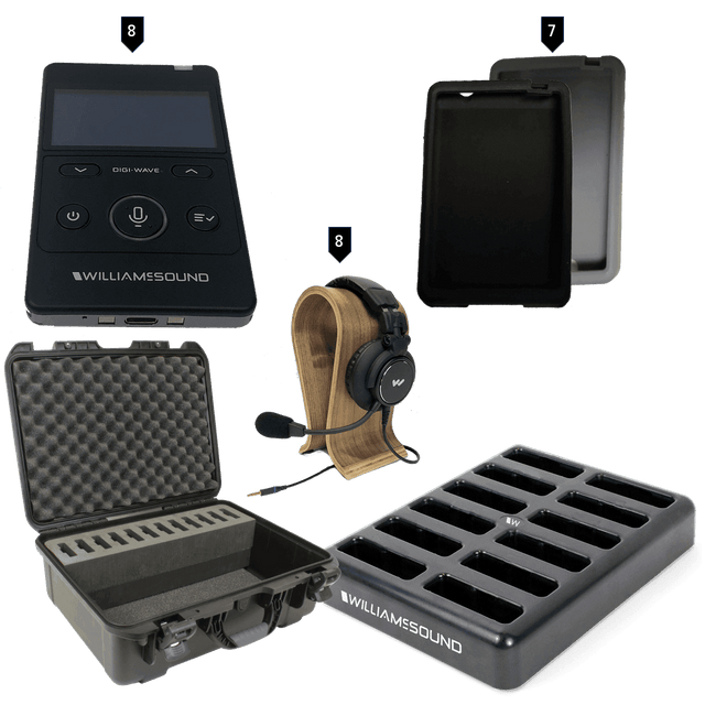Williams Sounds DWS COM 8 400 Digi-Wave 400 Wireless Intercom System - Creation Networks