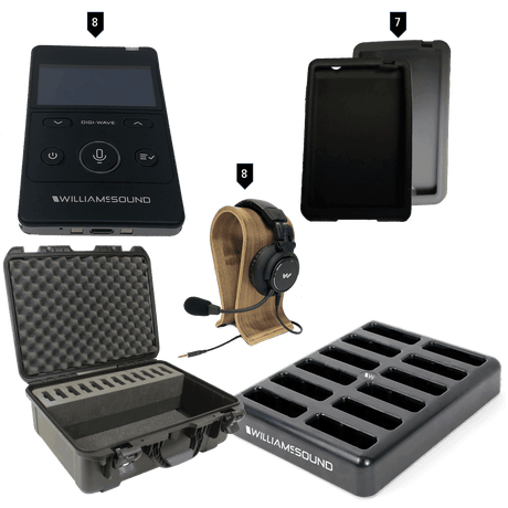 Williams Sounds DWS COM 8 PRO 400 Digi-Wave 400 Wireless Intercom System - Creation Networks