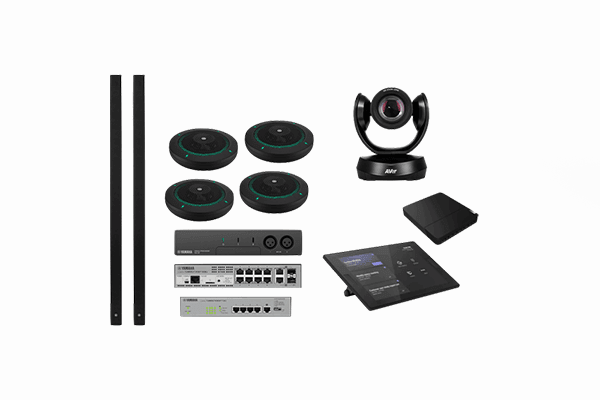 Yamaha ADECIA wired tabletop solution with AVer Camera and Lenovo Core + Controller - Creation Networks