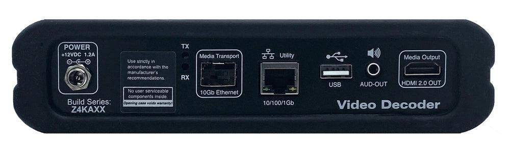 ZeeVee Z4KDECF3XS ZyPer4K-XS Uncompressed 4K Fiber Decoder - Creation Networks