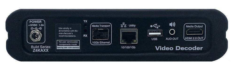 ZeeVee Z4KDF3UA ZyPer4K HDMI 2.0 Fiber Decoder with USB and Dante - Creation Networks